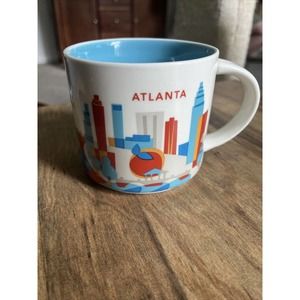 Starbucks Atlanta Georgia You Are Here Coffee Tea Mug Cup 14oz 2015 City Series